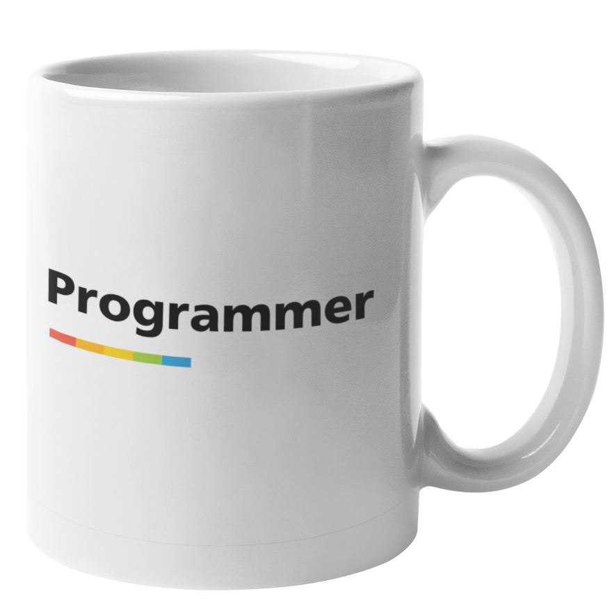 Programmer Polaroid Inspired Mug