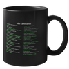 Git Commands Mug (Dark Mode)