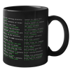 Terminal/Unix Reference Mug for Mac and Linux (Dark Mode)