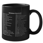 Windows Shortcuts Mug (Dark Edition)