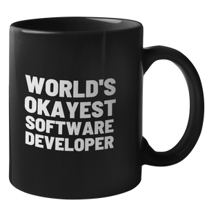 World's Okayest Software Developer Mug