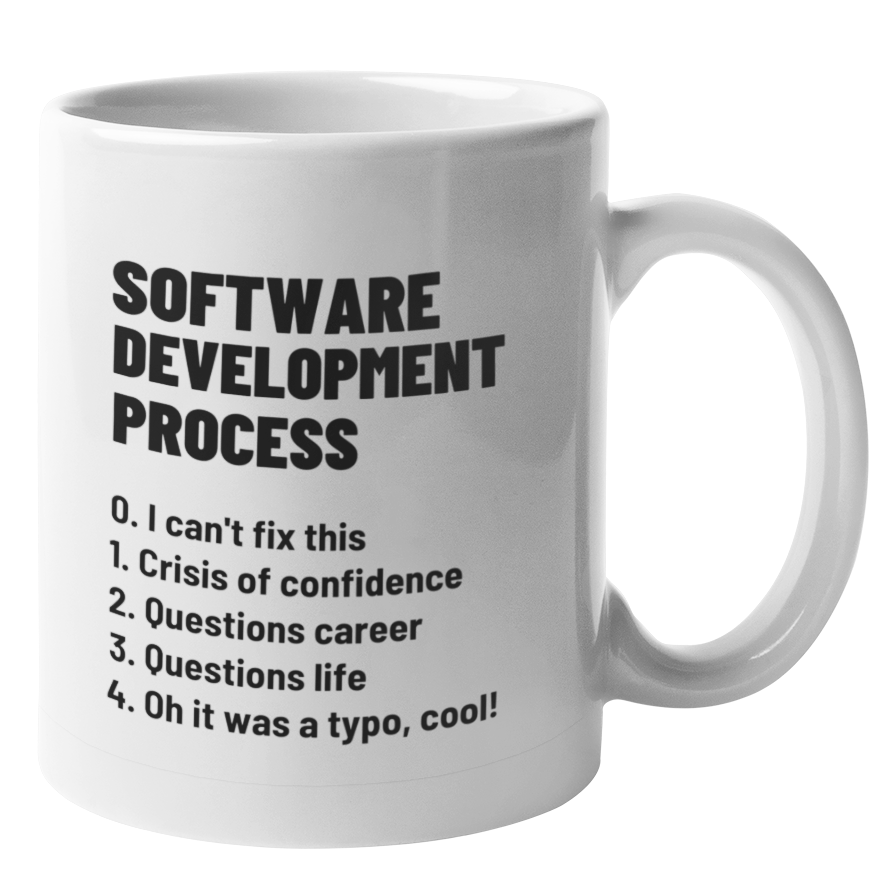 Software Development Process Mug