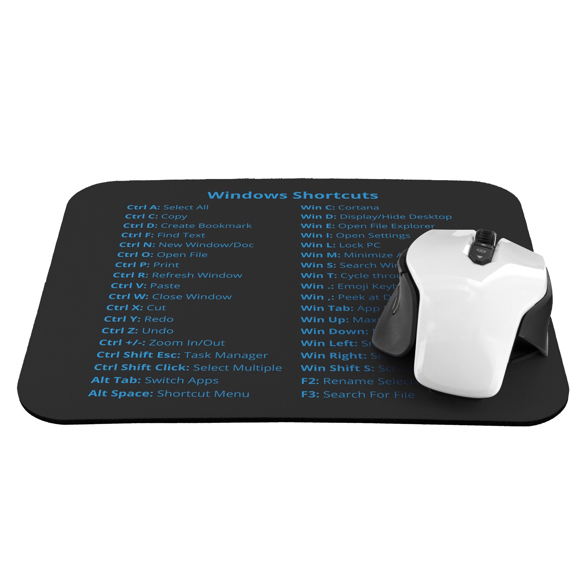 LIMITED: Windows Shortcuts Mousepad (Enterprise Edition) Mousepads teelaunch
