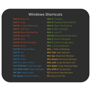LIMITED: Windows Shortcuts Mousepad (Pro Edition) Mousepads teelaunch