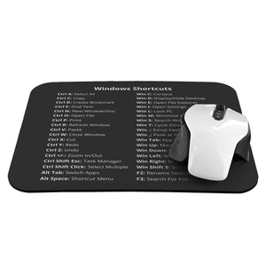 Windows Shortcuts Mousepad (Dark Edition) Mousepads teelaunch