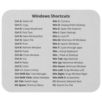 Windows Shortcuts Mousepad (Light Edition) Mousepads teelaunch