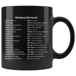 Windows Shortcuts Mug (Dark Edition) Drinkware teelaunch