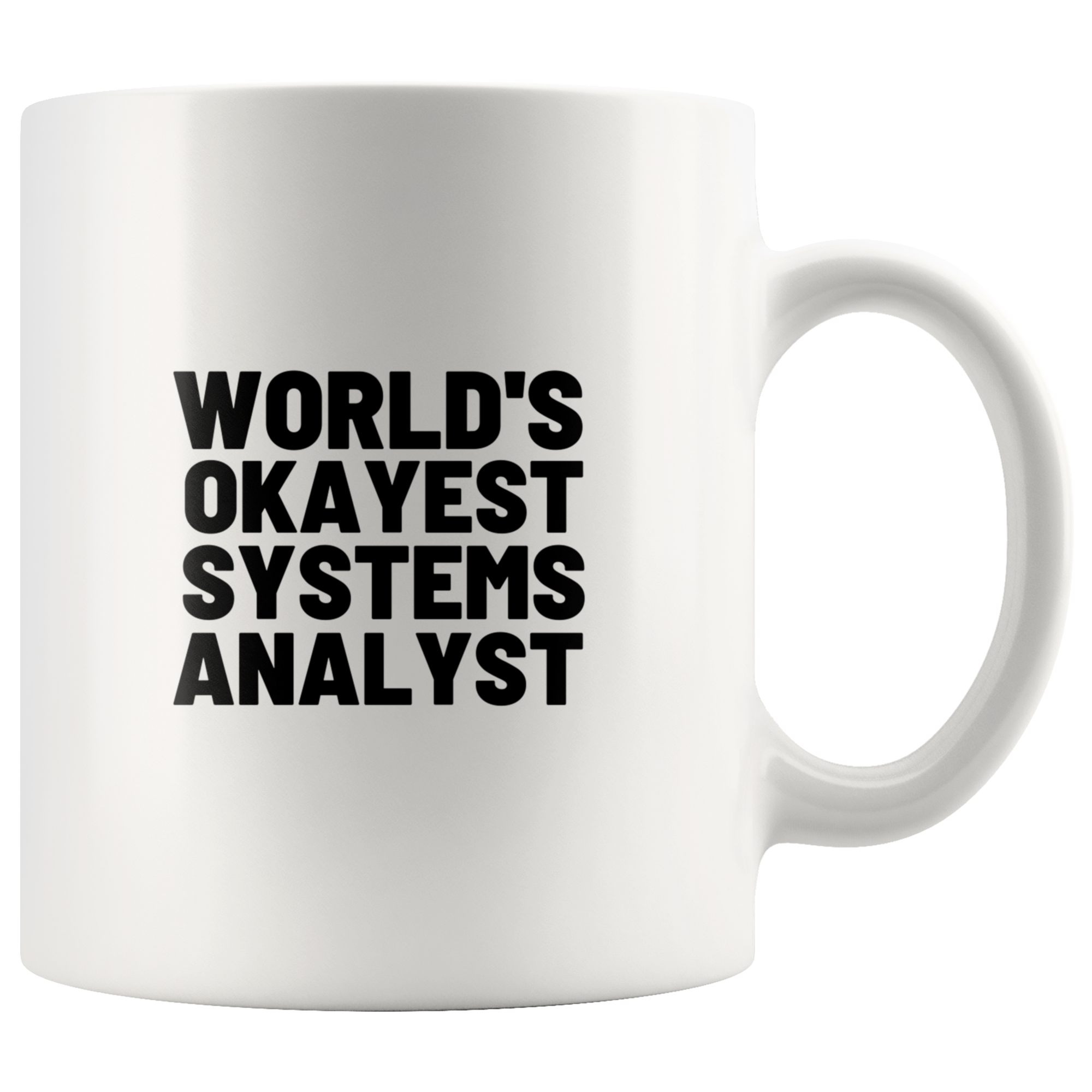 World's Okayest Systems Analyst Mug